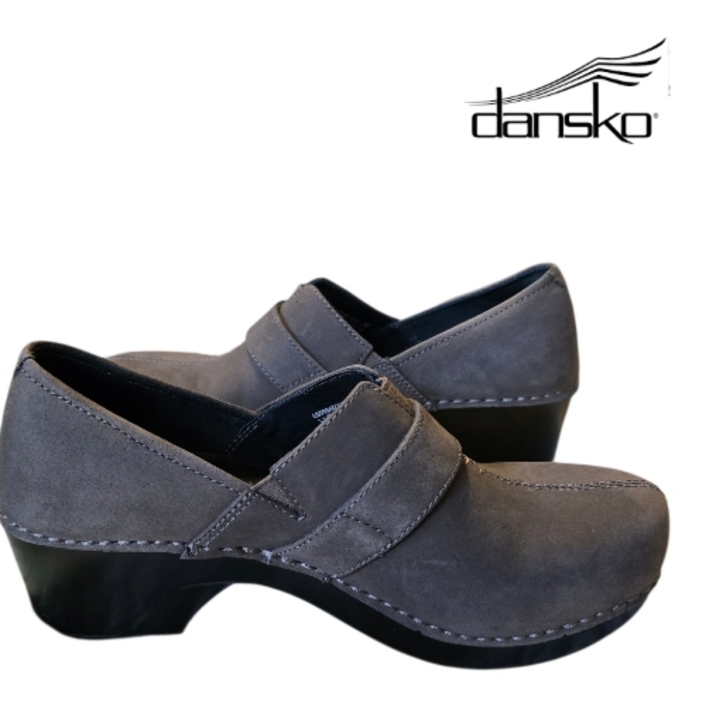 DANSKO Tamara Clogs Charcoal Gray Size 36 (5.5-6) - Picture 4 of 9